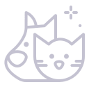 cat and dog icon